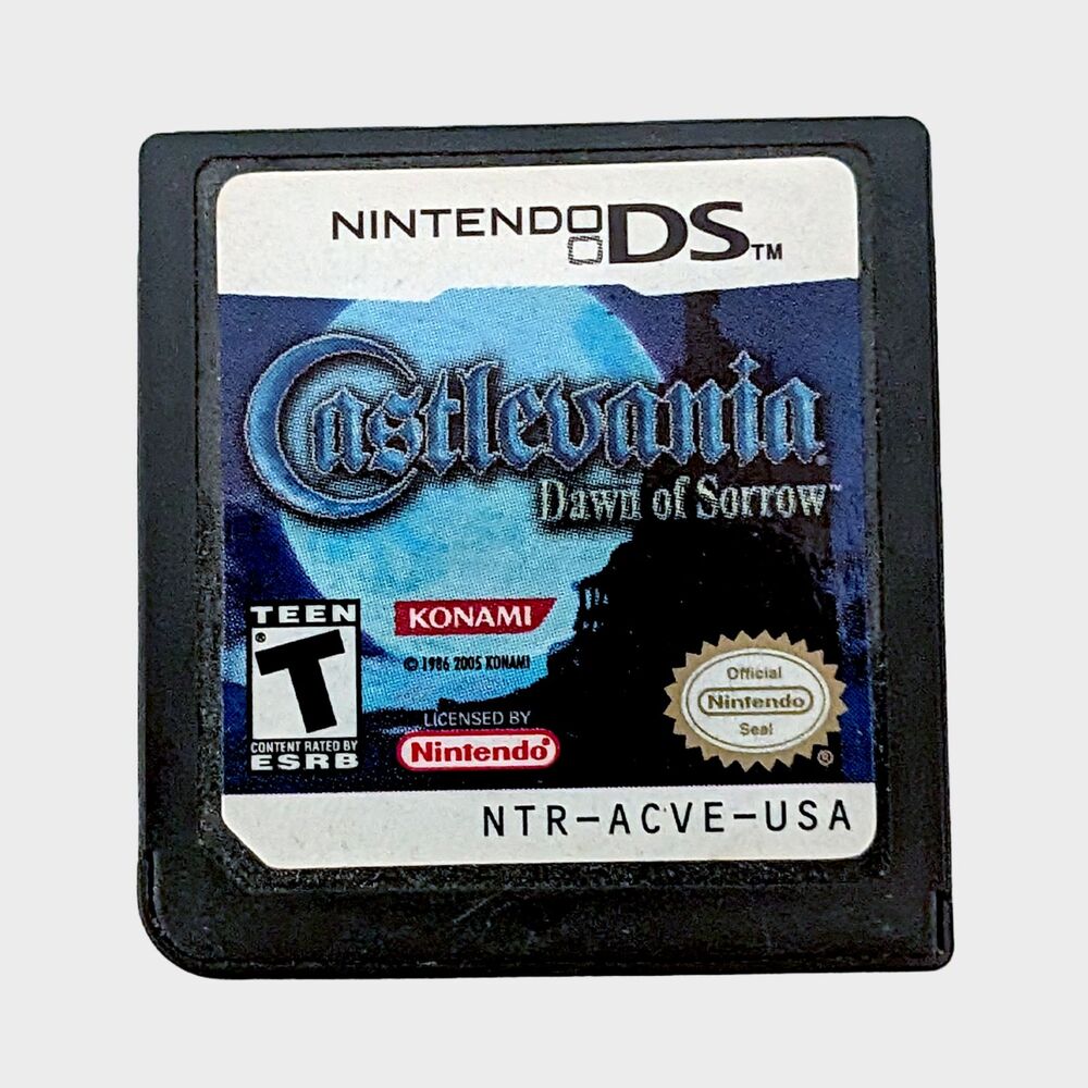 Castlevania Dawn of Sorrow Nintendo DS Video Game Konami 2005 Untested GAME ONLY